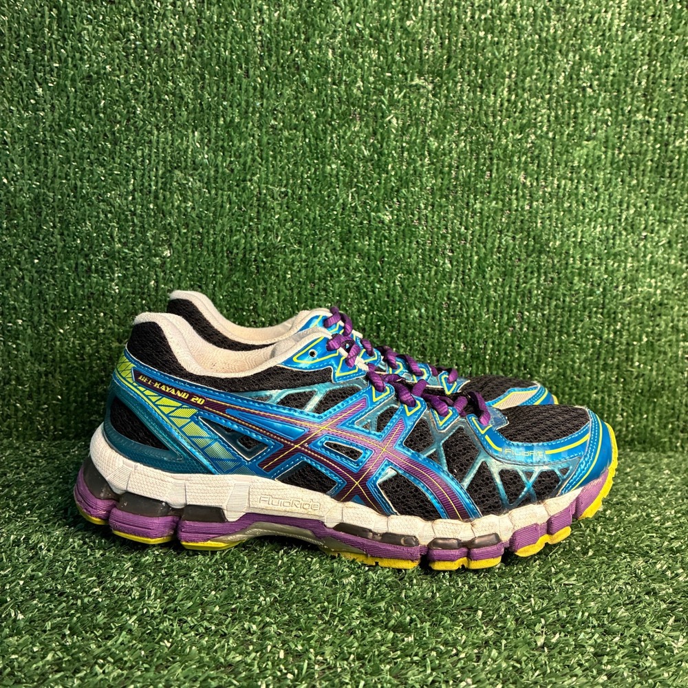 ASICS Gel-Kayano 20 FluidRide IGS Athletic Running Shoes Blue Womens Size 6.5